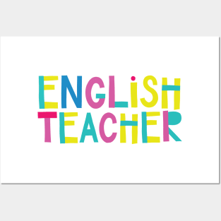 English Teacher Gift Idea Cute Back to School Posters and Art